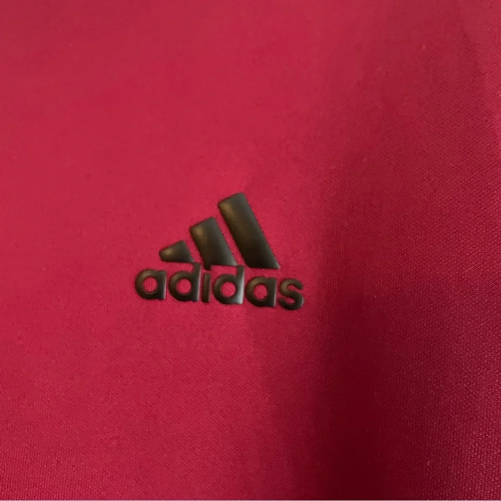 Adidas Large Red Classic Polo Shirt